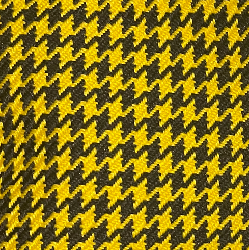 Houndstooth Black/Yellow