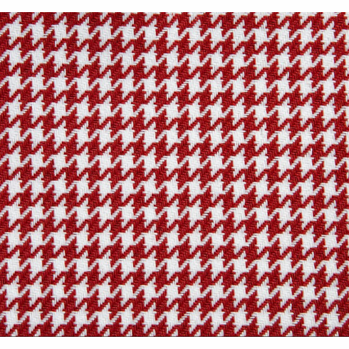 Houndstooth Red/White