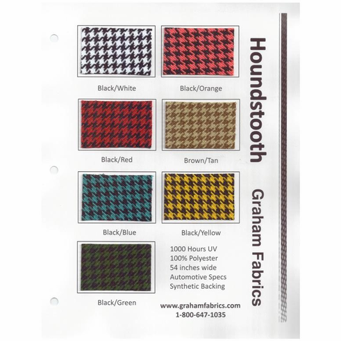 Houndstooth Sample Card