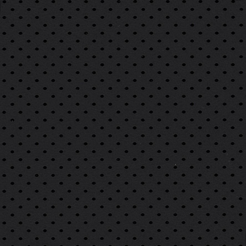 Luxury Mini-Perf Charcoal Black
