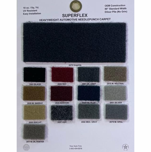 Purchase A Superflex Ozite Sample Card