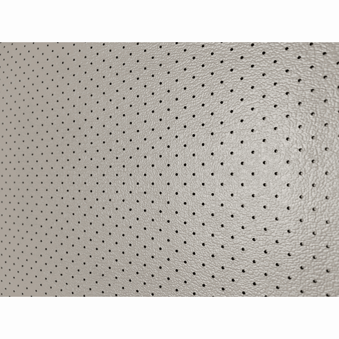 Soft Seat Automotive Perforated Upholstery Vinyl Medium Gray