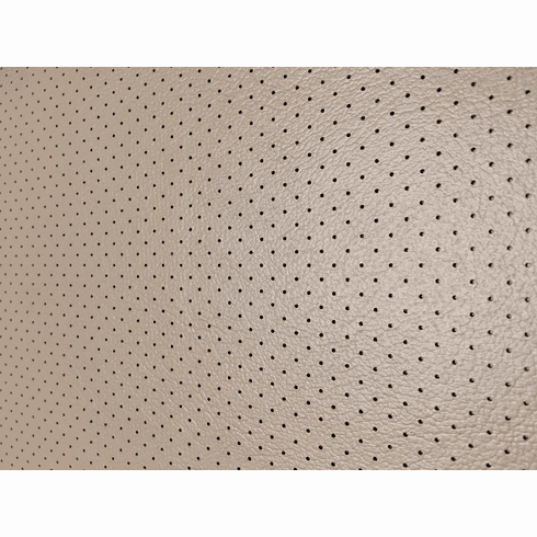 Soft Seat Automotive Perforated Upholstery Vinyl Medium Neutral