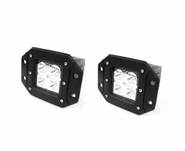 3 Inch 12 Watt Street Series LED Flush Mounted Lights by Race Sport Lighting |Sold in Pairs|