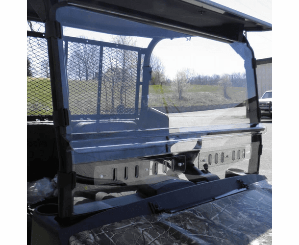 3 Star Modular Two-Piece Front Lexan Windshield w| Adjustable Vents - Kubota RTV XG850 Sidekick