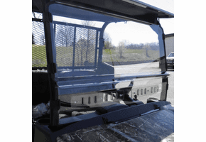 3 Star Modular Two-Piece Front Lexan Windshield w| Adjustable Vents - Kubota RTV XG850 Sidekick