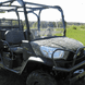 3 Star MR10 Hard-Coated Modular Two-Piece Front Windshield w| Adjustable Vents - Kubota RTV X1140