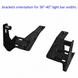 Aprove BlastX Light Bar Mount Brackets - Polaris RZR PRO XP