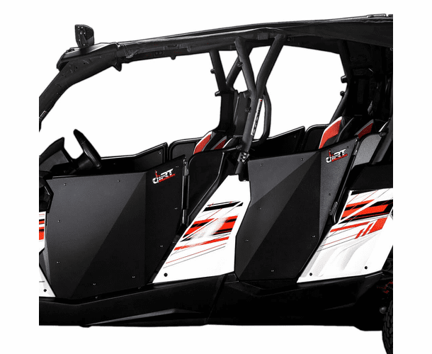 Black Suicide Full Doors by Dirt Specialties - Can Am Commander Max