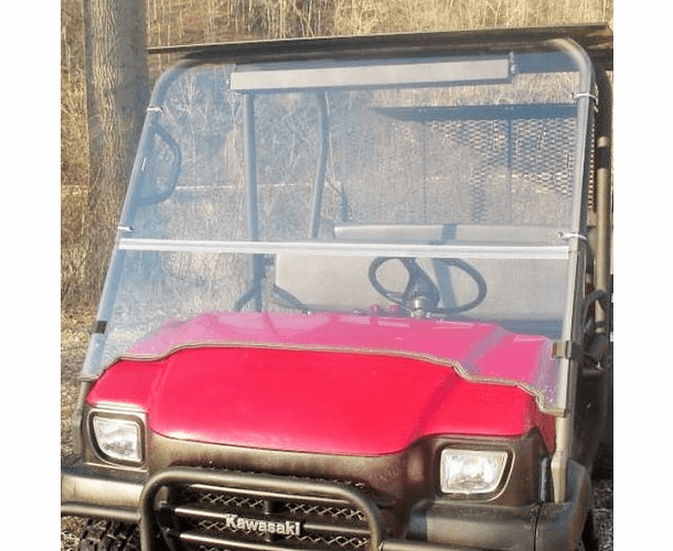 Dot Weld Flip Up Front Windshield - Kawasaki Mule 3010