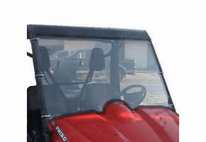 Dot Weld Full Front Windshield - Yamaha Rhino