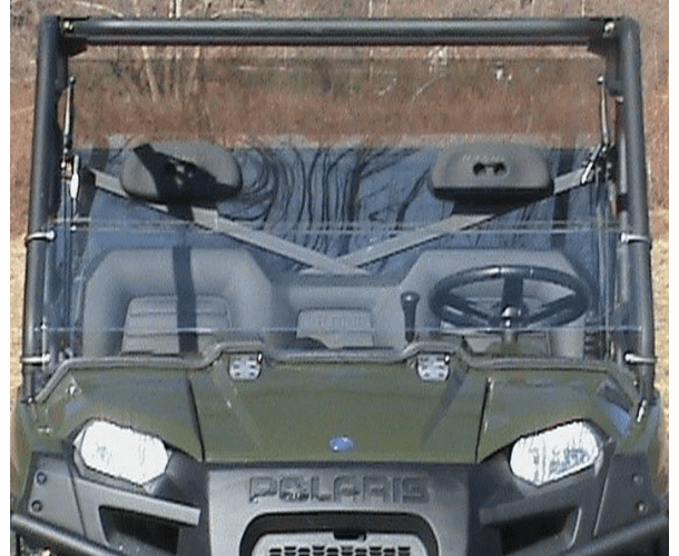 Dot Weld Half Front Windshield - 2010-14 Mid Size Polaris Ranger 400 | 500 | 570 | 800 | EV