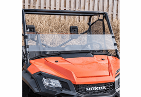 Dot Weld Half Front Windshield - Honda Pioneer 1000