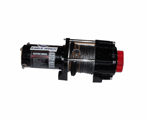 Eagle 2500 lb. Winch - 3/16" Synthetic Rope