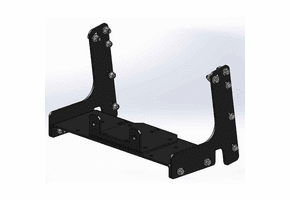 Eagle Winch Mount - 2003-06 Polaris Magnum 330