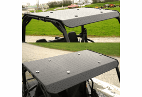 Falcon Ridge Black Aluminum Diamond Plate Top - Polaris Ranger 150