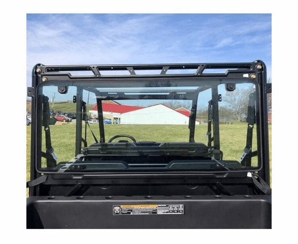 Falcon Ridge D.O.T. Approved Glass Rear Windshield - 2015-22 Mid Size Polaris Ranger 500 | 570 | ETX | EV