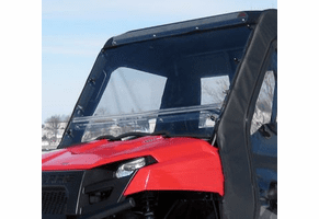 Falcon Ridge Folding Front Windshield - 2010-14 Mid Size Polaris Ranger 400 | 500 | 570 | 800 | EV