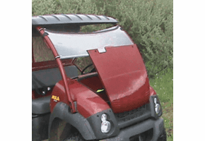 Folding Front Windshield By Dot Weld - Kawasaki Mule SX