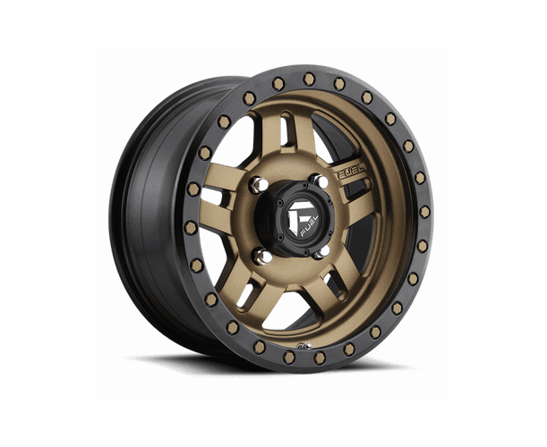 Fuel Anza D583 Bronze Wheel Set - 14 and 15 Inch