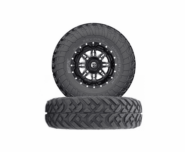 Fuel Lethal D567 Matte Black & Milled Wheels w| EFX Gripper T | R | K Tires