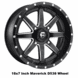 Fuel Maverick D538 Matte Black & Milled Wheel Set - 14 | 15 | 16 | 18 | 20 | 22 | 24 Inch