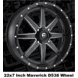 Fuel Maverick D538 Matte Black & Milled Wheel Set - 14 | 15 | 16 | 18 | 20 | 22 | 24 Inch