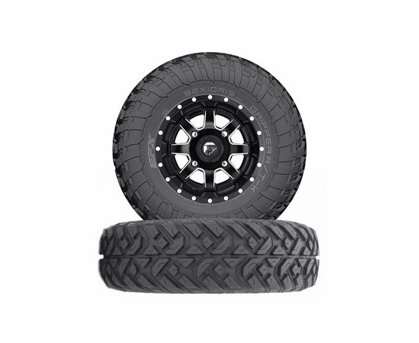 Fuel Maverick D538 Matte Black & Milled Wheels w| EFX Gripper T | R | K Tires