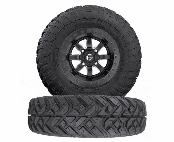 Fuel Maverick D928 Matte Black Beadlock Wheels w| EFX Gripper R | T Tires