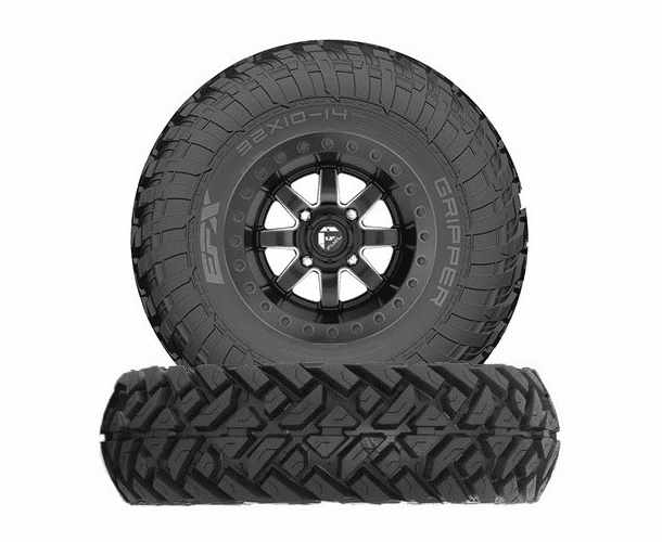 Fuel Maverick D928 Matte Black Beadlock Wheels w| EFX Gripper Tires