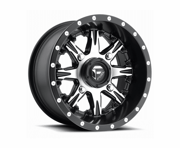 Fuel Nutz D541 Black and Machined Wheel Set - 14x7