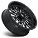 Fuel Stroke D611 Gloss Black Wheel Set - 18 | 20 | 22 | 24 Inch