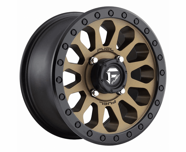 Fuel Vector D600 Matte Bronze Wheel Set - 14 and 15 Inch