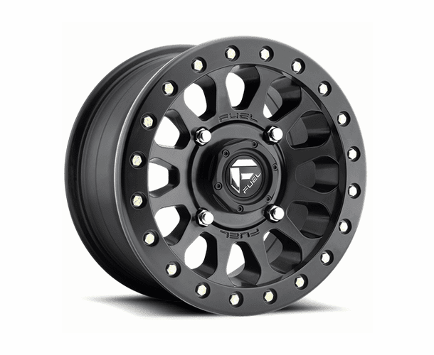 Fuel Vector D920 Matte Black Beadlock Wheel Set - 14 and 15 Inch