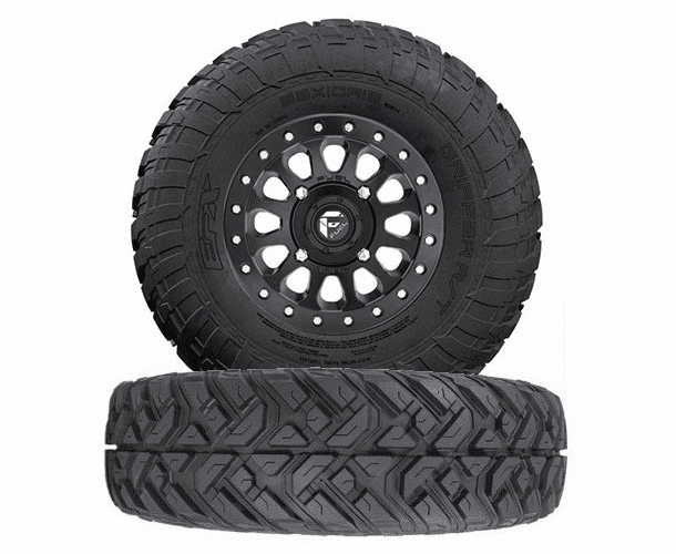 Fuel Vector D920 Matte Black Beadlock Wheels w| EFX Gripper R | T Tires