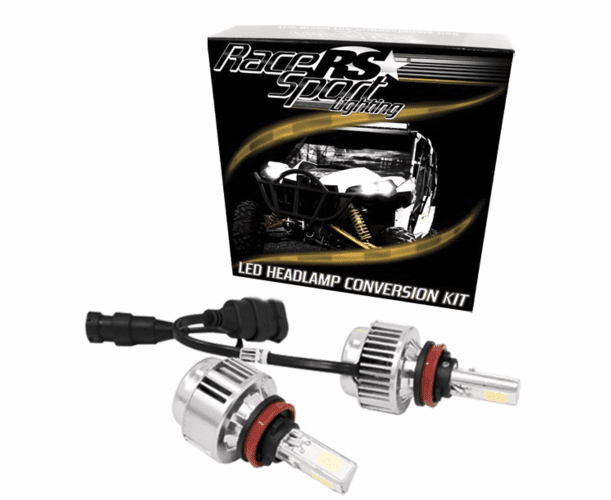 LED Headlight Kit By Race Sport Lighting - Polaris Sportsman