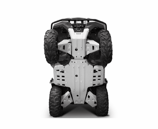 Rival Aluminum Skid Plate and Guards Kit - 2016-21 Yamaha Grizzly 700