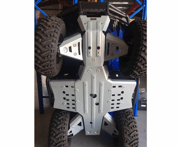 Rival Aluminum Skid Plate and Guards Kit - 2017-21 Yamaha Kodiak 450