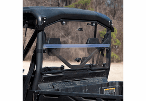 Seizmik Hard Coated Rear Folding Windshield - 2016-20 Can Am Defender