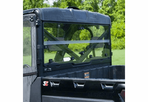 Seizmik Rear Folding Windshield - 2013-22 Full Size Polaris Ranger w| Pro-Fit Cage