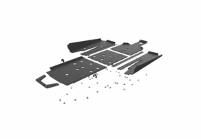 Seizmik UHMW Full Skid w| Integrated Rock Sliders - Polaris RZR PRO XP