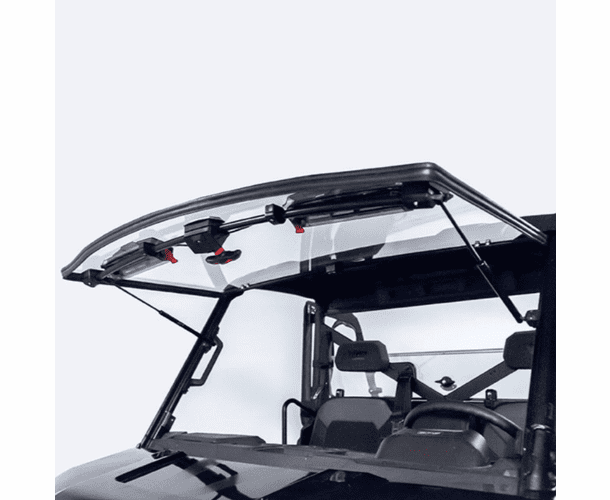 Seizmik Versa-Vent Hard Coated Flip Up Front Windshield - 2013-22 Polaris Ranger