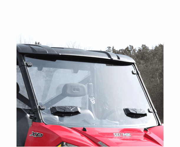 Seizmik Versa-Vent Hard Coated Front Windshield - 2015-22 Mid Size Polaris Ranger 500 | 570 | ETX | EV