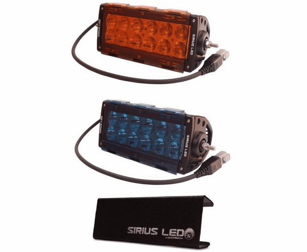 Sirius LED Double Row Light Bar Cover Plate