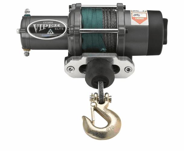 Viper Elite 3000 lb. Winch - 1/4" Synthetic Cable