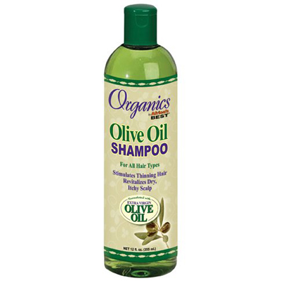 Africa's BEST Organics Olive Oil Shampoo 12 Oz – Mit Olivenöl Für Alle Haartypen & Trockene Kopfhaut