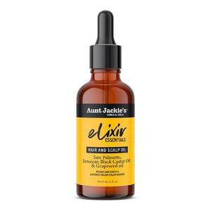 Aunt Jackie's Elixir Essentials Hair Scalp Oil Saw Pimento 2oz