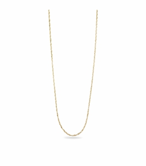 18 Inch 14KT Gold Rope Necklace Chain