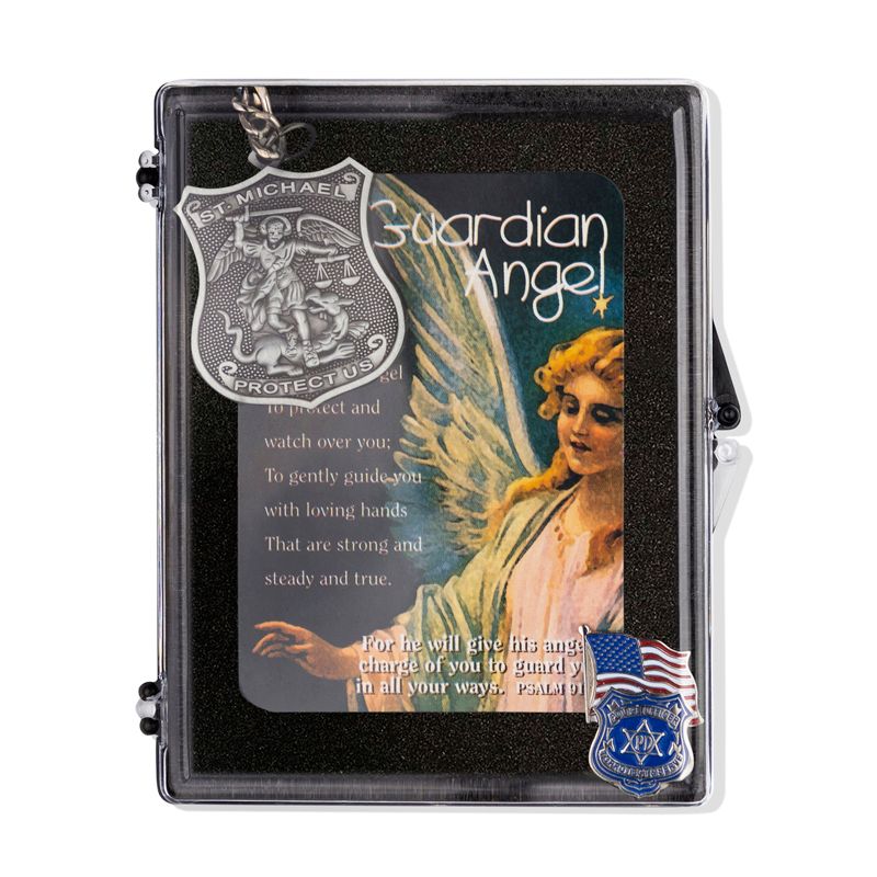 Police Officer "Guardian Angel" Appreciation Boxed Gift SetIncludes