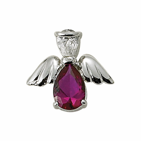 thumbnail image 2 of Guardian Angel Birthstone Lapel Pin – July – Great Gift Idea 2 of 5